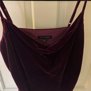 Banana Republic Velvet Cowl-Neck Tank - Wine
